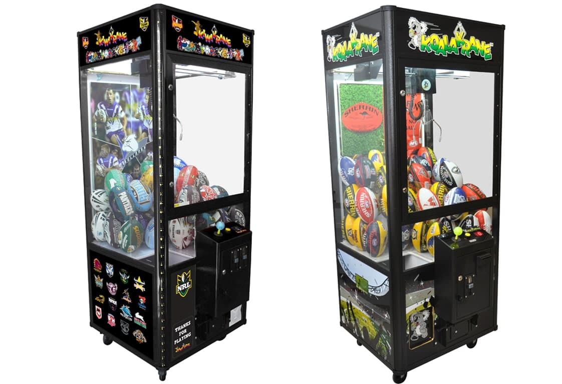 Play to Win claw machine in venue